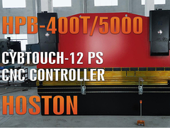 Hoston Big 3+1 Axis CNC Press Brake HPB-400T-5000 met CT-12 Controller