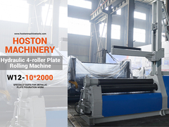 Hydraulische CNC-platenwalmachine 4 rollen 6x1200 mm